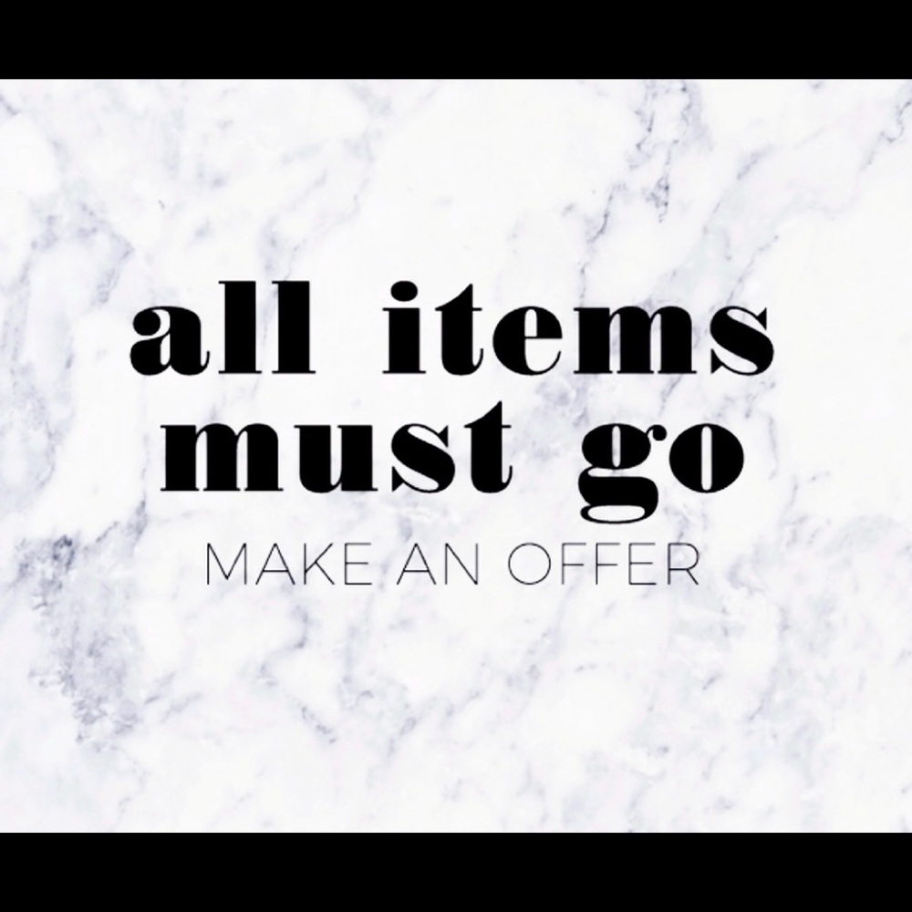 Accept Reasonable offers ☺️